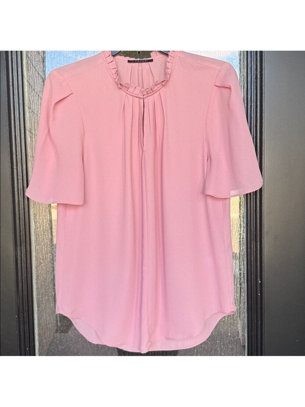 T Tahari Soft Pink Blouse - Picture 3 of 8